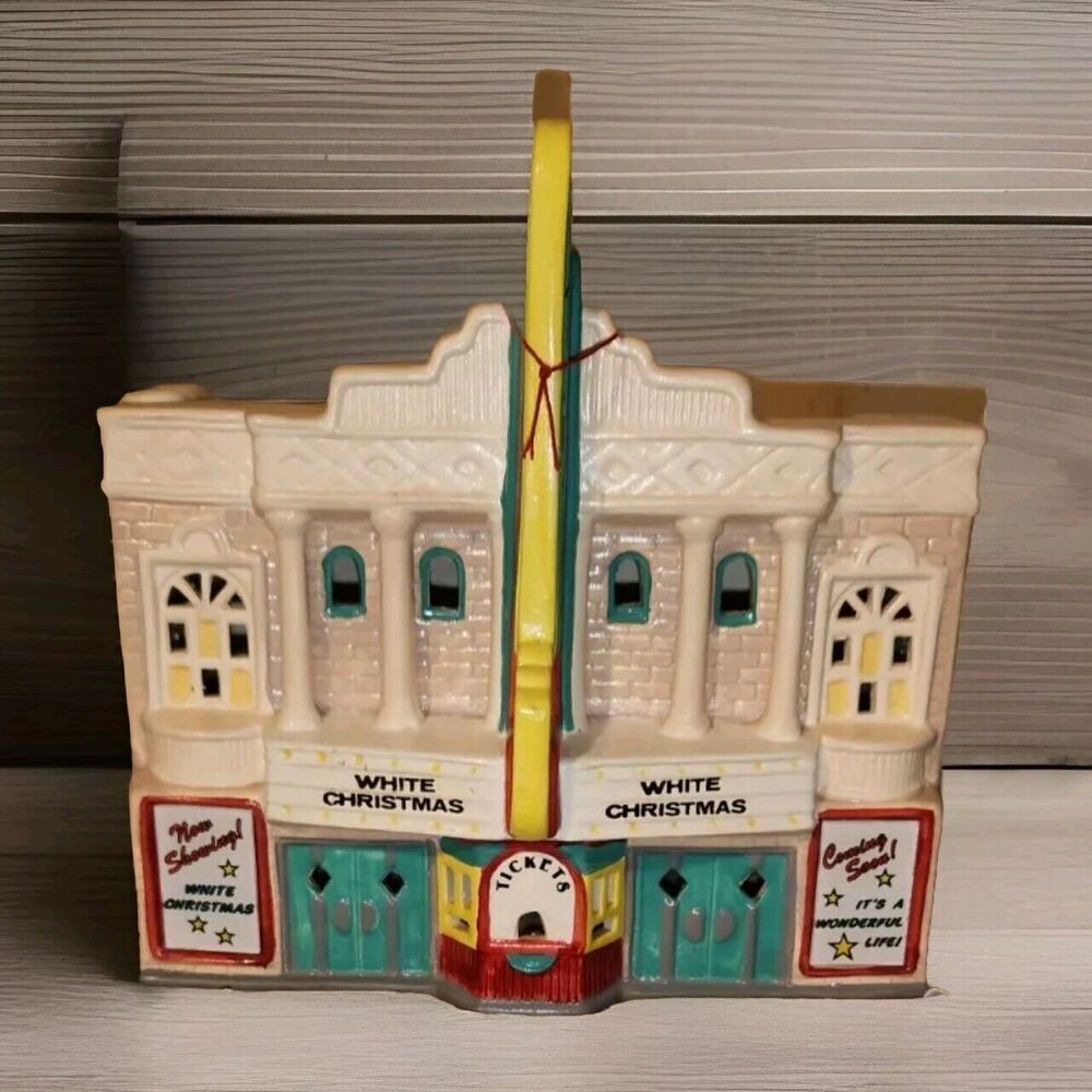 Department 56 Snow Village *Retired* The Paramount Theater With Box